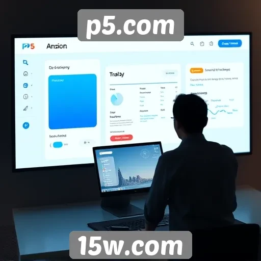 Análise da interface do usuário no p5.com